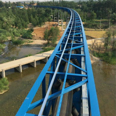 Bande de convoyeur tubulaire - ZHEJIANG DOUBLE ARROW RUBBER CO., LTD. - en caoutchouc / haute résistance / à câbles d'acier
