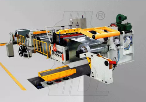 Ligne de découpe en bandes de bande métallique - HL-ZJ1250-90A - Hengli CNC TechnologyCo., Ltd - alimentée par bobine
