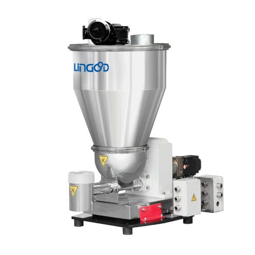 Doseur à perte de poids double vis - LG-LW-RT series - WUXI LINGOOD MACHINERY TECHNOLOGY CORP. - pour matériaux à écoulement difficile / de poudre / haute précision