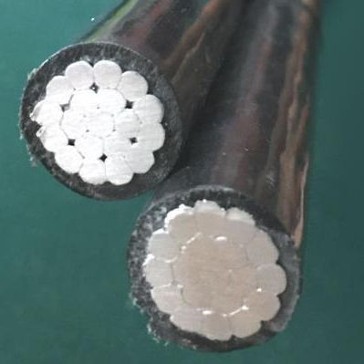 Rail conducteur en aluminium - Duplex Service Drop - Henan Tong-Da Cable Company - en enduit / en polyéthylène PE / isolé
