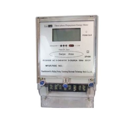 Compteur d'énergie électrique triphasé - FS360 - CHENGUANG BIOTECH GROUP CO.,LTD. - mural / avec afficheur LCD / prépayé