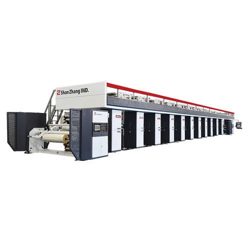 Machine d'impression par rotogravure - SGE-F series - Guangdong Shanzhang Industry Co., Ltd. - pour papier / pour film en plastique / pour film d'aluminium
