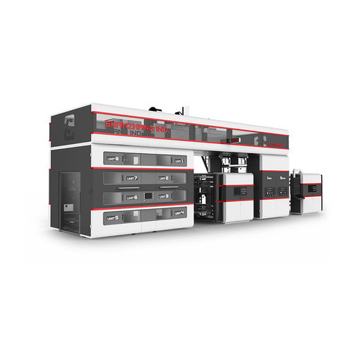 Presse flexographique en ligne - SFE-CI series - Guangdong Shanzhang Industry Co., Ltd. - à 8 couleurs / à 6 couleurs / à 2 couleurs