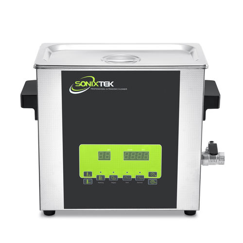Nettoyeur à ultrasons benchtop - STS-060-T03H300 - Sonixtek - avec minuterie / en acier inoxydable / industriel