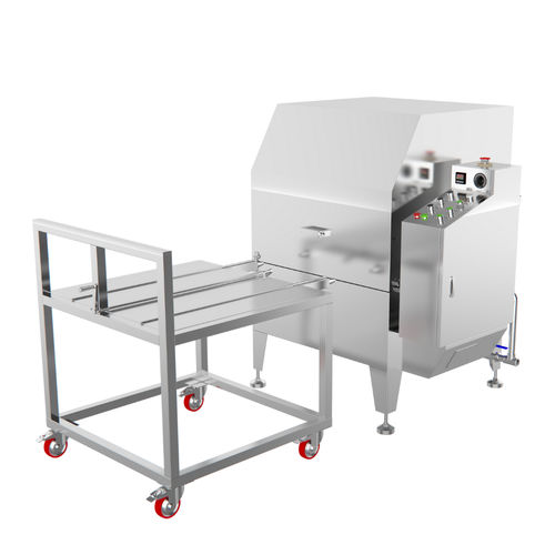 Machine de lavage à jet d'eau - SPR series - Sonixtek - par aspersion / semi-automatique / industrielle