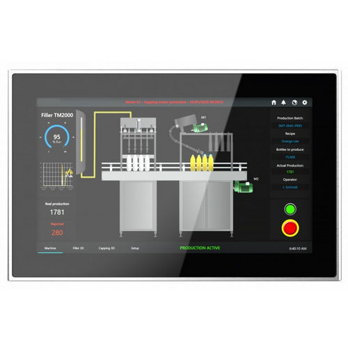 Moniteur LCD - IMF-240X - INDATECH - à technologie capacitive projetée / à écran tactile multi-points / à écran tactile résistif à 5 fils