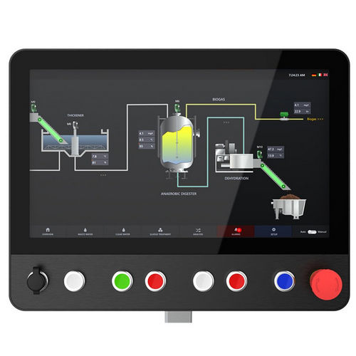 Panel PC rétroéclairage à LED - 185 - INDATECH - à écran tactile capacitif PCAP / à écran tactile multi-points / 18.5"