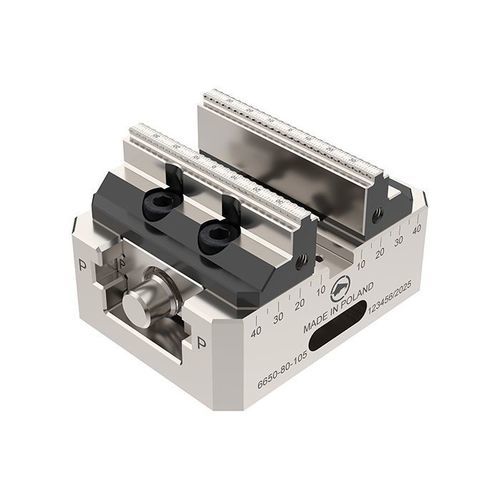 Étau pour machine-outil - 6650-125-160 - Bison S.A. - pour machine-outil 5 axes / pour fraiseuse / à palette interchangeable