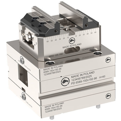 Étau pour machine-outil - 6650-125-160 - Bison S.A. - pour fraiseuse / 4 faces / 5 axes