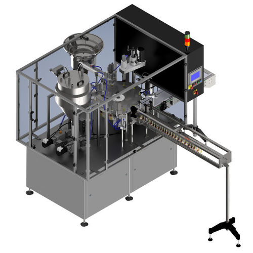 Remplisseuse capsuleuse automatique - POUCHLINE - Albertina Machinery spol. s.r.o. - de sacs / monobloc
