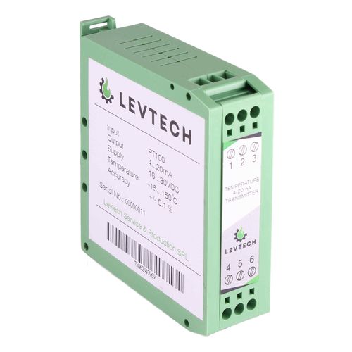 Transmetteur de température sur rail DIN - LSP-TST - Levtech Service  Production SRL - RTD / Pt100 / Pt1000
