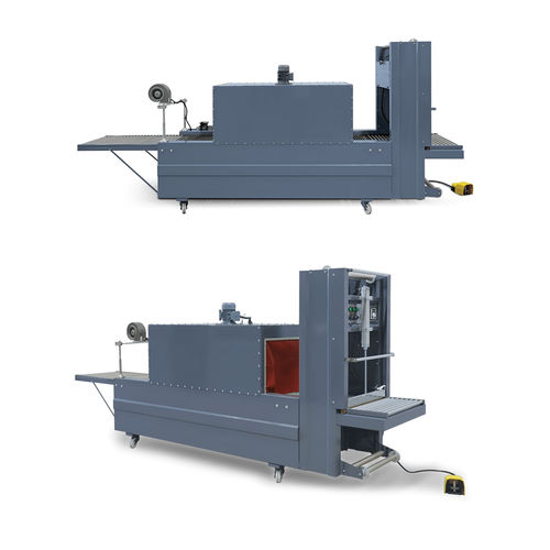 Fardeleuse semi-automatique - QP-1000-SSP - CMN MAKİNE ELEKTRİK GIDA OTOMOTİV SAN. TİC. LTD. ŞTİ. - avec tunnel de rétraction
