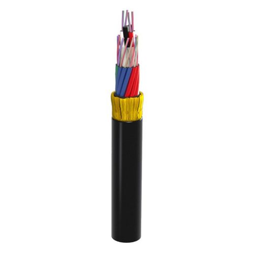 Câble optique de données - EE6102F - CABLESCOM - à retardateur de flamme / résistant aux UV / armé