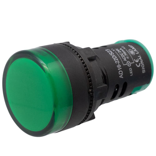 Voyant à LED - 4225-220 series - Electronic Grup, S.L - monté sur panneau / IP65 / rond