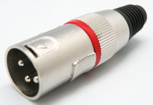 Connecteur audio/vidéo - 4112R - Electronic Grup, S.L - XLR / mâle / en métal