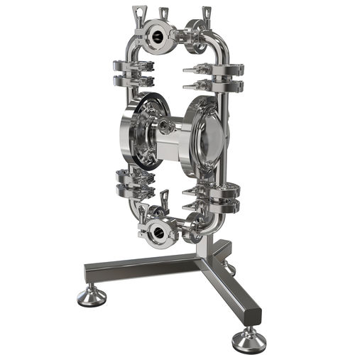 Pompe hydraulique à entraînement pneumatique - AISIBOXER-01 - DEBEM SRL - en acier inoxydable / de manutention / de transfert