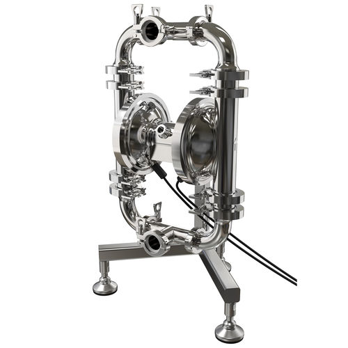 Pompe hydraulique pneumatique - SANIBOXER-02 - DEBEM SRL - en acier inoxydable / de manutention / de transfert