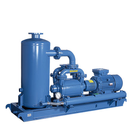 Groupe de vide avec pompe à anneau liquide - KRVS series - ROBUSCHI - pour l'industrie chimique / compact