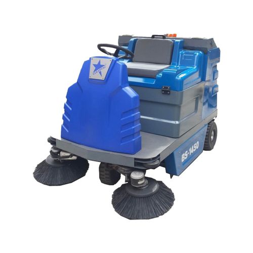 Balayeuse autoportée - BS series - CLEANVAC - à batterie / d'extérieur / de voirie