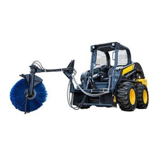 Balayeuse autoportée - DX-BN-HY-8x10x36-SS-USS - DYMAX INC - pour chargeuse compacte / à moteur hydraulique / rail-route