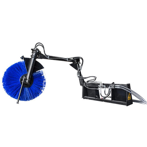 Balayeuse autoportée - DX-BN-HY-8x10x36-SS-USS - DYMAX INC - pour chargeuse compacte / à moteur hydraulique / d'extérieur
