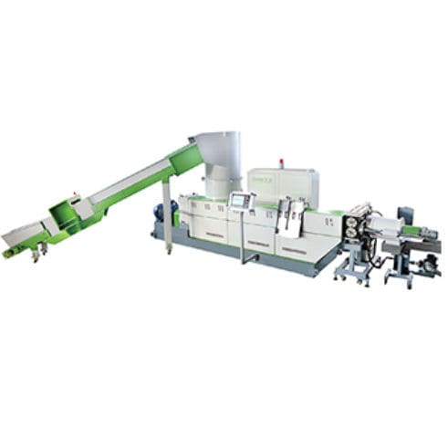 Unité de recyclage pour PE - ML100 - Chengdu PURUI Polymer Engineering Company - pour PP / avec granulation