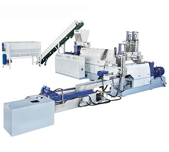 Unité de recyclage pour PE - SJ160/180 - Chengdu PURUI Polymer Engineering Company - pour PP / avec granulation
