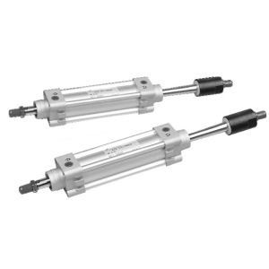 Vérin pneumatique - AM - Jufan Industrial Co., Ltd. - à double tige / double effet / ISO 6431