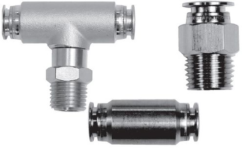 Raccord pneumatique - JS16 - Jufan Industrial Co., Ltd. - fileté / en T