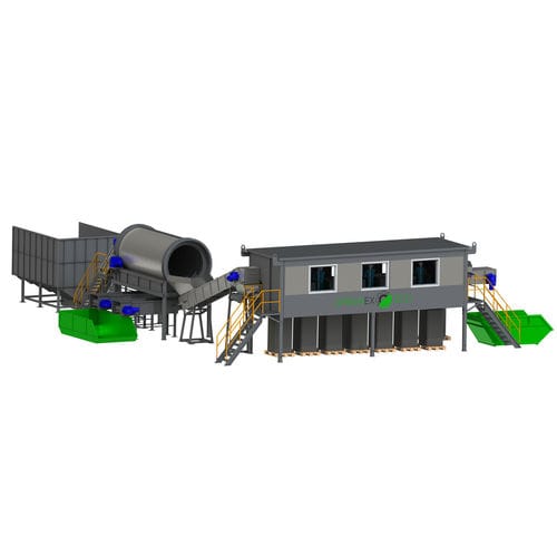Système de tri magnétique - Greenex Eco - automatisé / pour déchets / continu