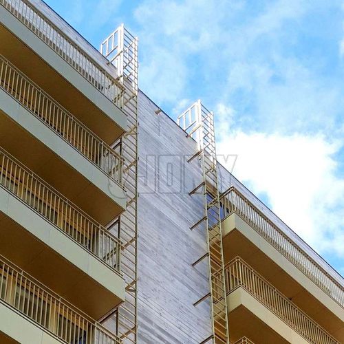 Échelle en aluminium - JOMY SA - à plate-forme / coulissante / télescopique