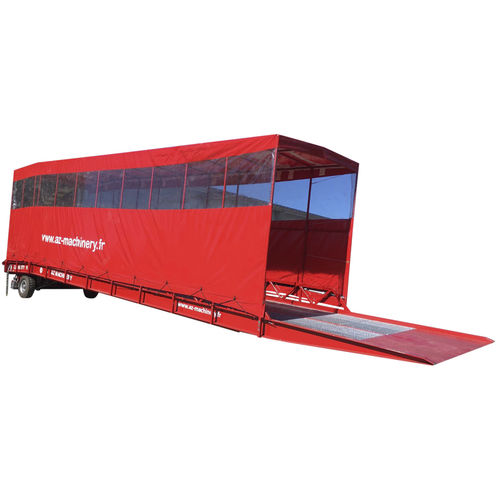 Rampe de chargement pour pneus - EASY XL-8-BCH - AZ RAMP - de container / pour chariot élévateur / pour enrouleurs
