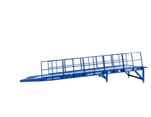 Rampe de chargement pour plate-forme - PRIME FIX 10-12 RL - AZ RAMP - de manutention / conteneur / hydraulique
