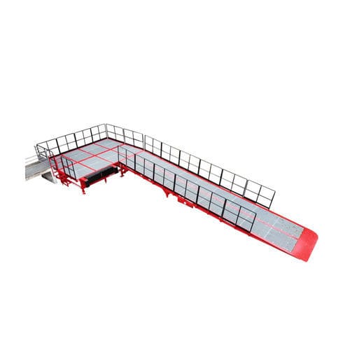 Rampe de chargement de palettes - 2020 ADJ- 8T-L - AZ RAMP - de roue / pour plate-forme / hydraulique