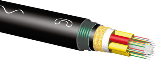 Câble optique de données - BayCom® A-DQ(ZN)2Y - Bayerische Kabelwerke - à retardateur de flamme / étanche / pour usage extérieur