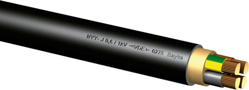 Câble électrique d'alimentation - BayEnergy® CPR NYY-J - Bayerische Kabelwerke - isolé / à retardateur de flamme / résistant aux UV