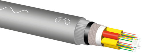 Câble optique de données - BayCom® OFC TUSI® - Bayerische Kabelwerke - blindé / à retardateur de flamme / résistant aux UV