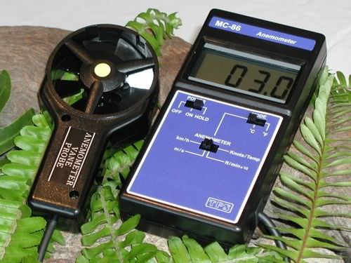 Thermo-anémomètre thermoélectrique - MC-86 - TPS - numérique / portable