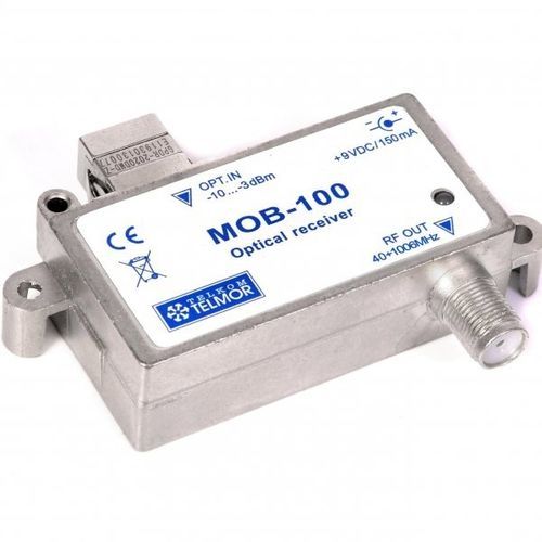 Récepteur optique - MOB-100 - TELMOR - industriel / pour fibre optique