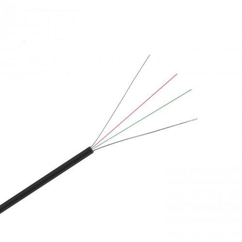 Câble optique de compensation - GJXFH 2J SM G.657A2  - TELMOR - résistant aux UV / armé / plat