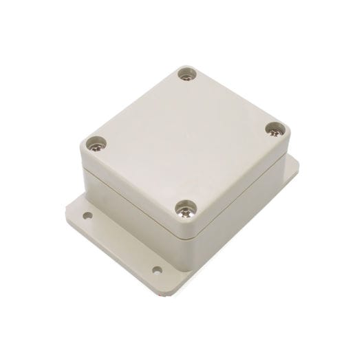 Boîtier avec bride - AK-B-19 - SZOMK ELECTRONICS - carré / en plastique / en ABS