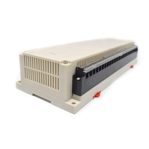 Boîtier pour rail DIN - AK-P-26a - SZOMK ELECTRONICS - rectangulaire / en ABS / industriel