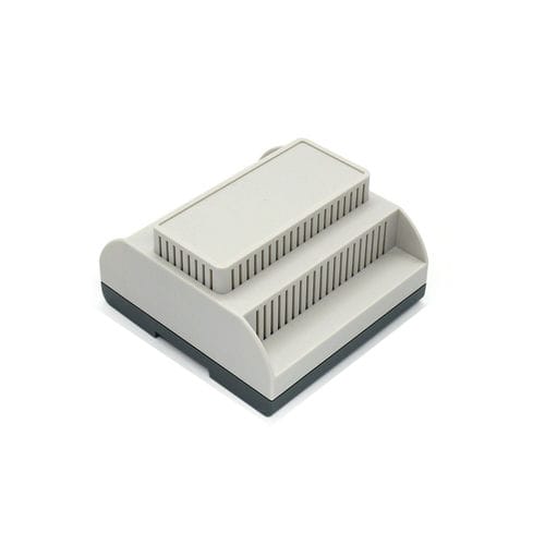 Boîtier pour rail DIN - AK80011 - SZOMK ELECTRONICS - carré / en ABS / industriel