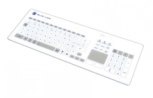 Clavier de bureau - blue-line.com - capacitif / 103 touches / avec pavé tactile