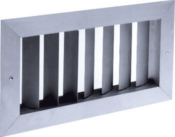 Grille de ventilation en acier inoxydable - GIV 51/52 - FRANCE AIR - rectangulaire