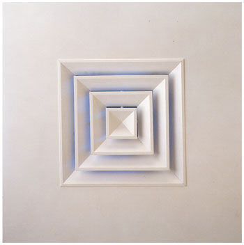 Diffuseur d'air carré - DAU/DAP 40 - FRANCE AIR - de plafond