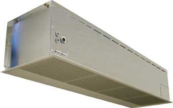 Rideau d'air chaud - 2 150 - 4 440 m³/h | HARMONY FINESSE - FRANCE AIR - horizontal / avec chauffage électrique