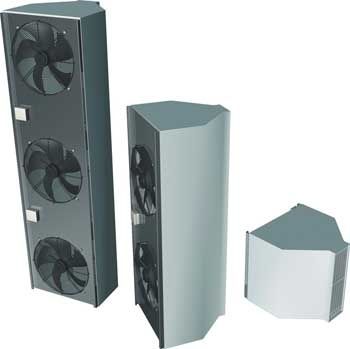 Rideau d'air chaud - 2600 - 10 200 m³/h | INDUSSY - FRANCE AIR - horizontal / pour porte industrielle / avec chauffage électrique