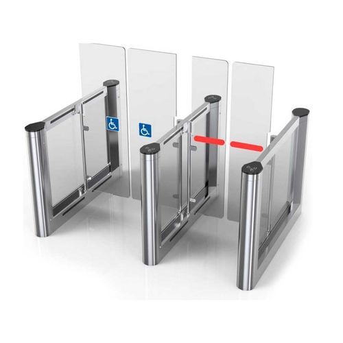Portillon battant - GALEA H - FBMECASYSTEM - automatique / pour contrôle d'accès / en Plexiglas®