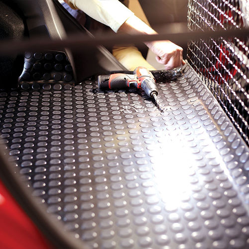 Tapis antidérapant - 745 Dots ‘n’ Roll™ - Justrite Safety Group - en caoutchouc / d'intérieur / noir